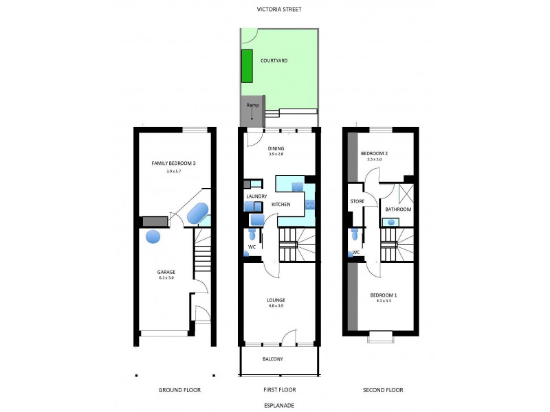 Unit 6/22 Esplanade, Victor Harbor SA 5211 Floorplan