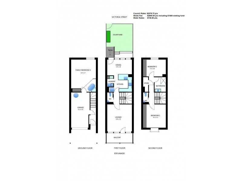 Unit 6/22 Esplanade, Victor Harbor SA 5211 Floorplan