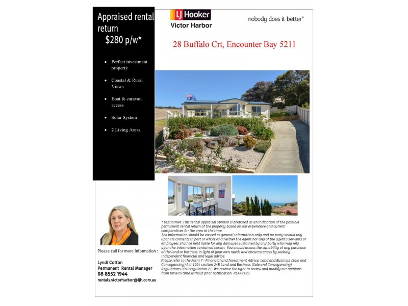 28 Buffalo Court, Encounter Bay SA 5211