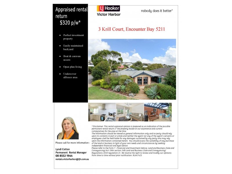 3 Krill Court, Encounter Bay SA 5211