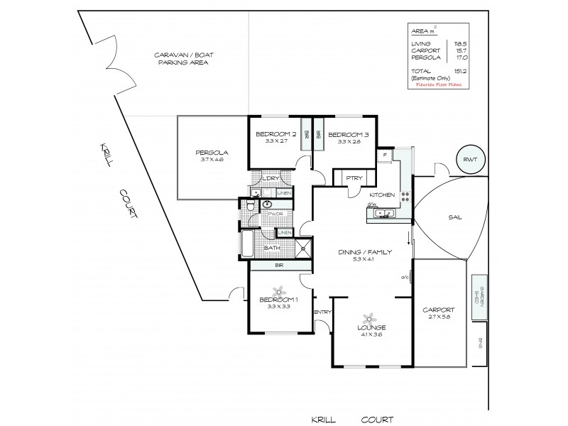 3 Krill Court, Encounter Bay SA 5211 Floorplan