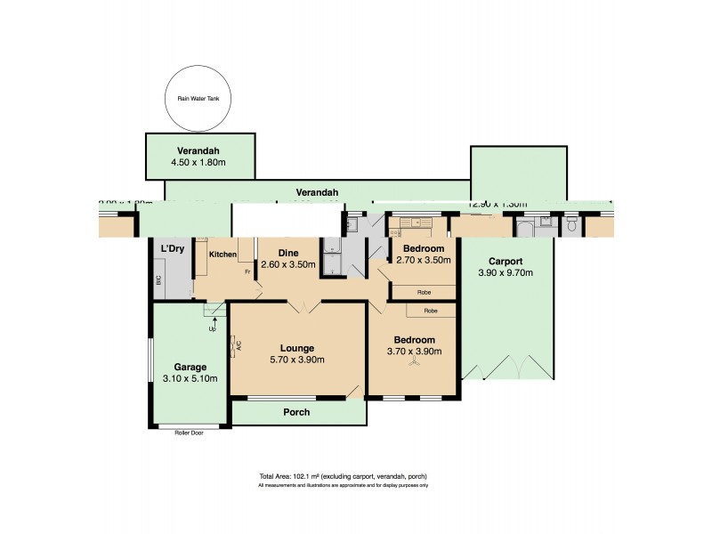99 Mentone Road, Hayborough SA 5211 Floorplan