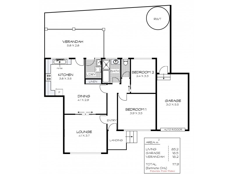 2/42 Seaview road, Victor Harbor SA 5211 Floorplan