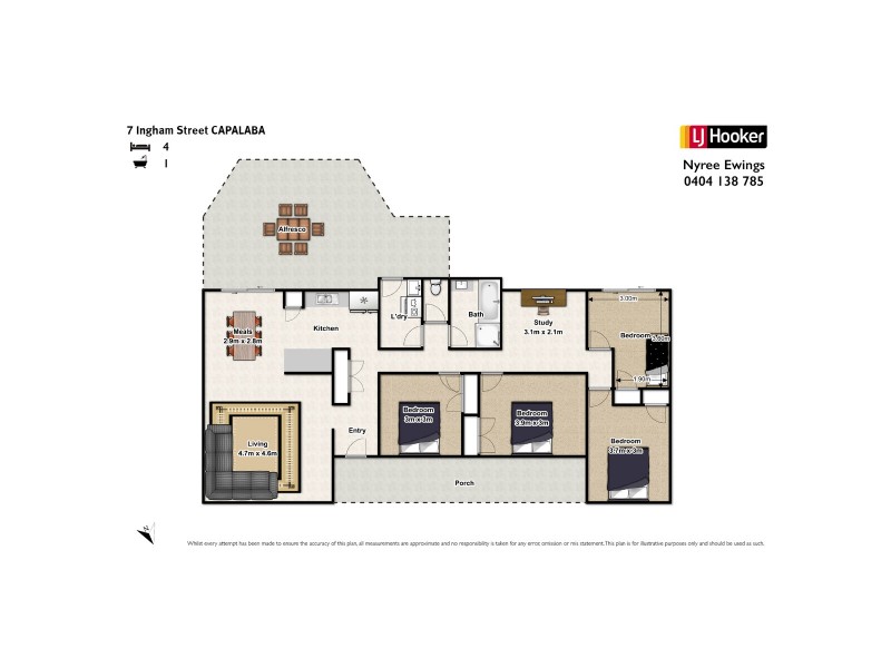 7 Ingham Street, Capalaba QLD 4157 Floorplan