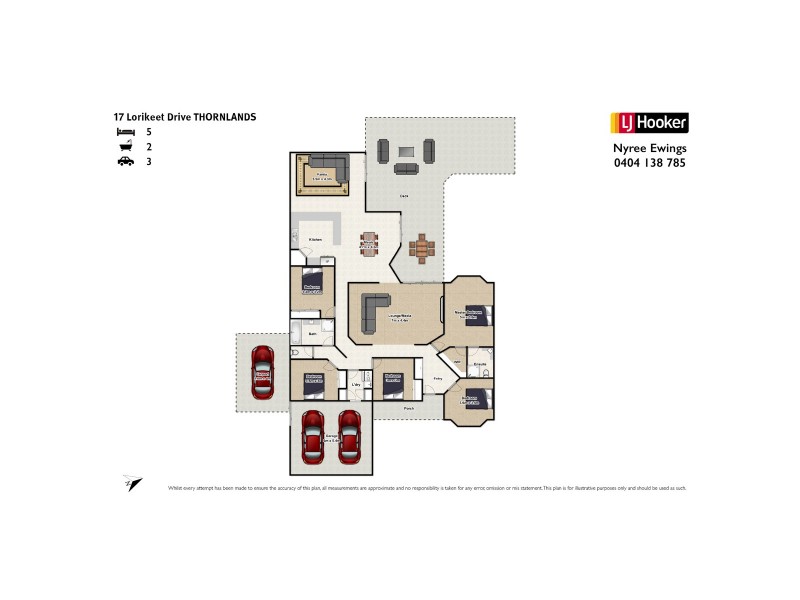 17 Lorikeet Drive, Thornlands QLD 4164 Floorplan