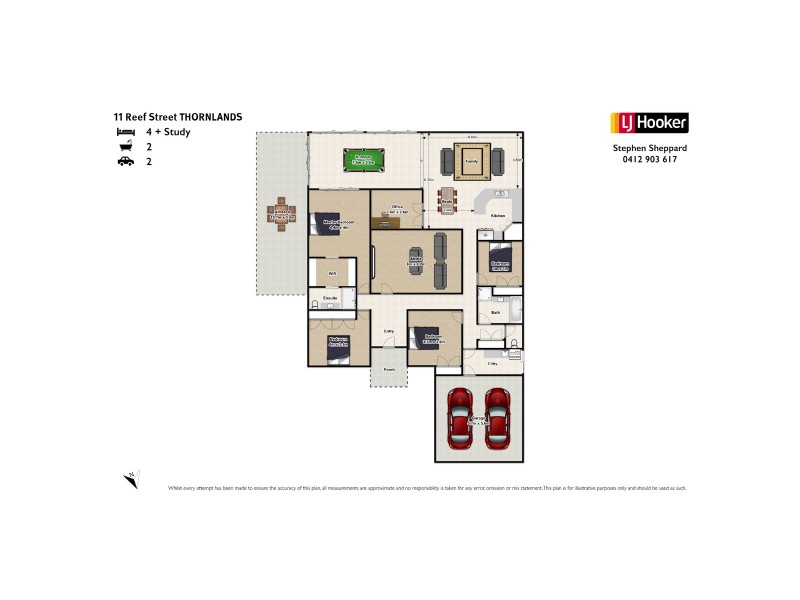 11 Reef Street, Thornlands QLD 4164 Floorplan