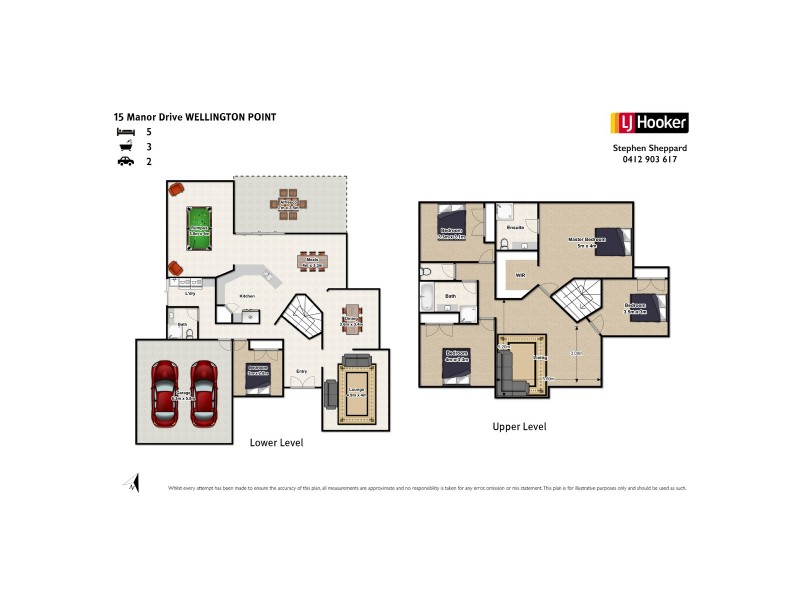 15 Manor Drive, Wellington Point QLD 4160 Floorplan