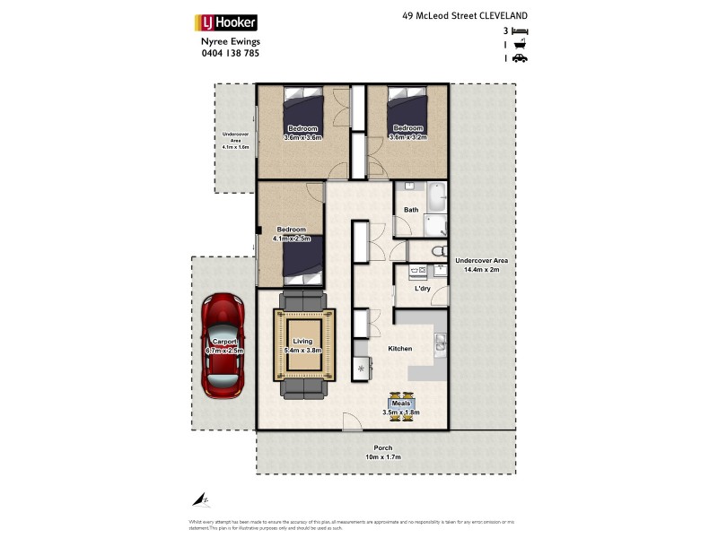 49 Mcleod Street, Cleveland QLD 4163 Floorplan