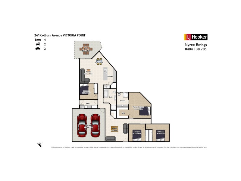 261 Colburn Avenue, Victoria Point QLD 4165 Floorplan