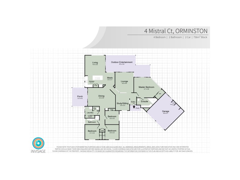 4 Mistral Court, Ormiston QLD 4160 Floorplan