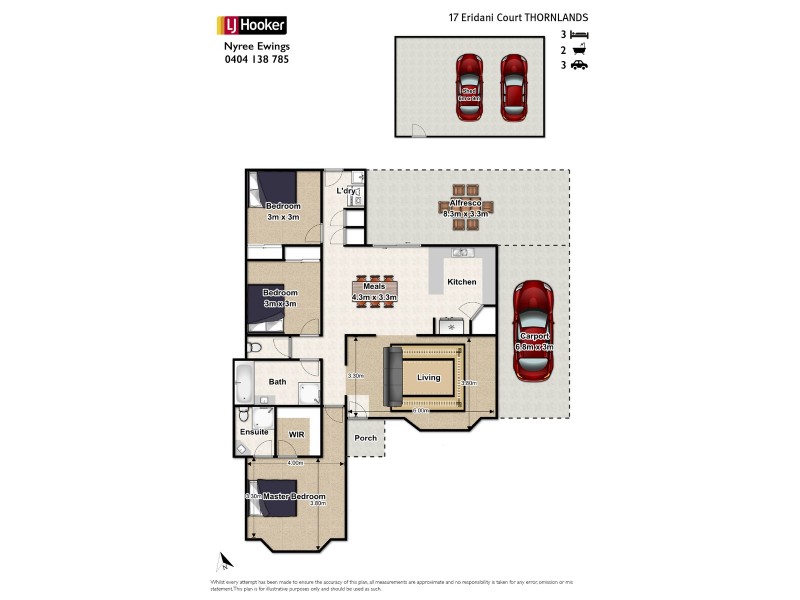 17 Eridani Court, Thornlands QLD 4164 Floorplan