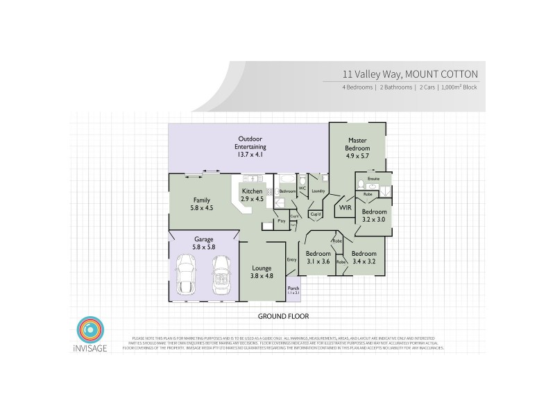 11 Valley Way, Mount Cotton QLD 4165 Floorplan