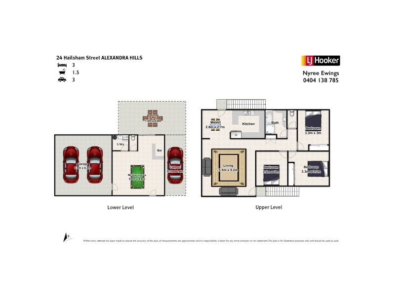 24 Hailsham Street, Alexandra Hills QLD 4161 Floorplan