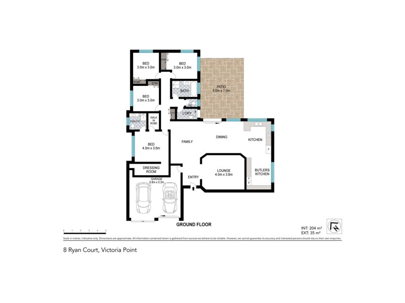 8 Ryan Court, Victoria Point QLD 4165 Floorplan