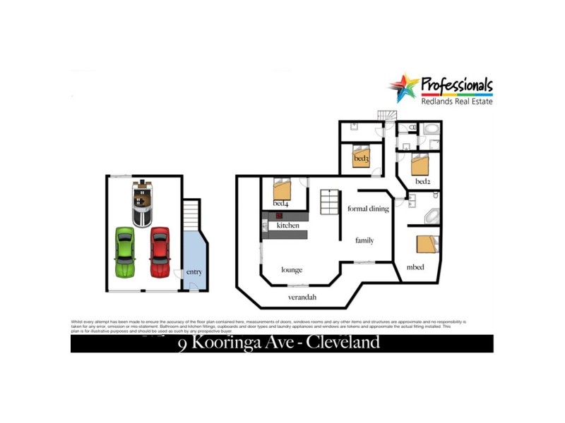 9 Kooringa Avenue, Cleveland QLD 4163 Floorplan