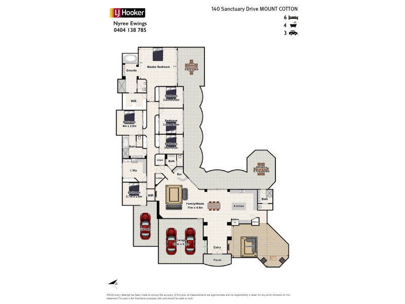 140 Sanctuary Drive, Mount Cotton QLD 4165 Floorplan