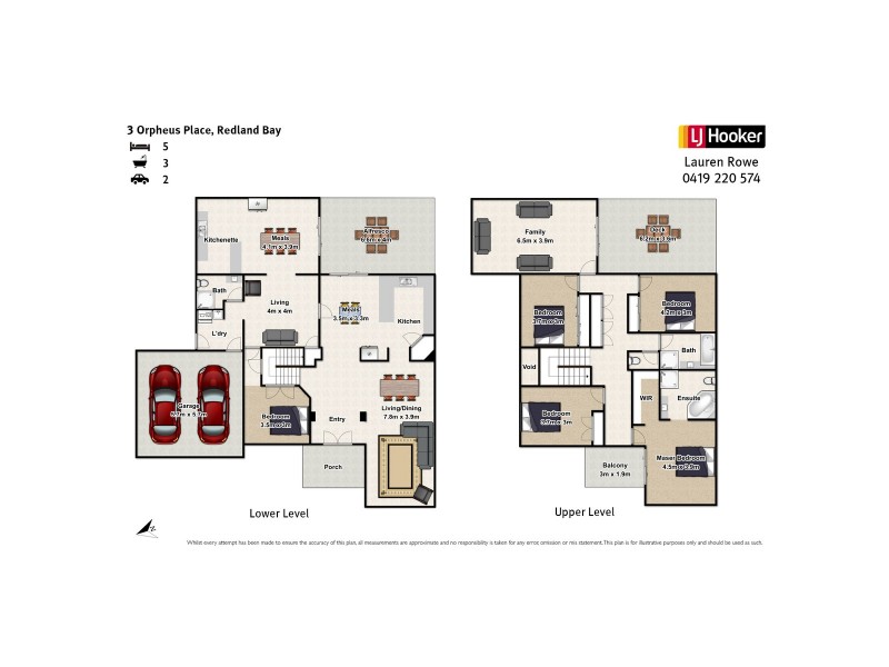 3 Orpheus Place, Redland Bay QLD 4165 Floorplan