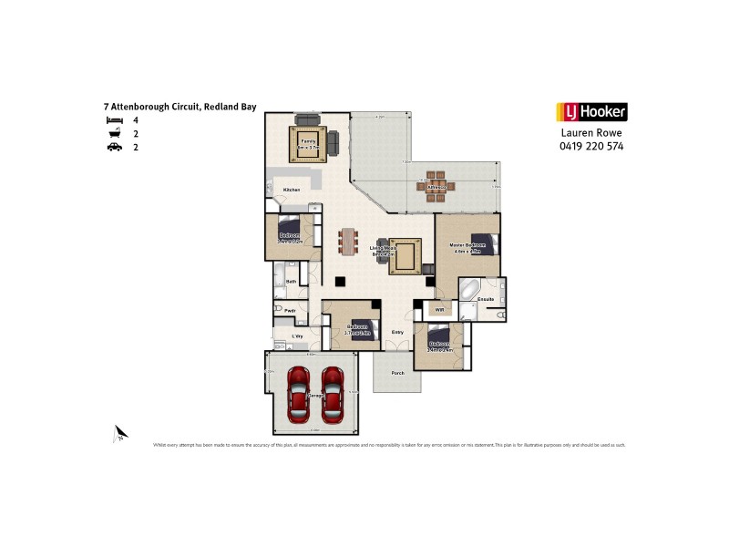 7 Attenborough Circuit, Redland Bay QLD 4165 Floorplan