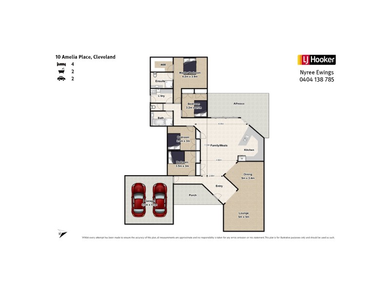 10 Amelia Place, Cleveland QLD 4163 Floorplan