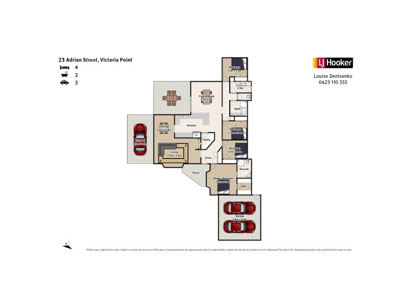 23 Adrian Street, Victoria Point QLD 4165 Floorplan