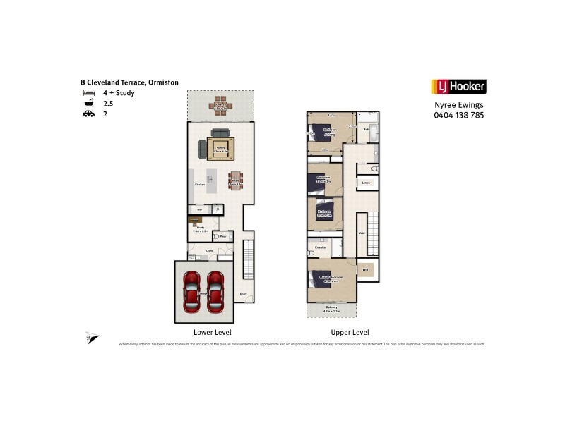 8 Cleveland Terrace, Ormiston QLD 4160 Floorplan
