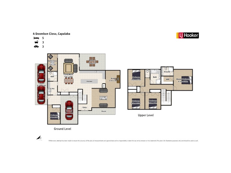 4 Doomben Close, Capalaba QLD 4157 Floorplan
