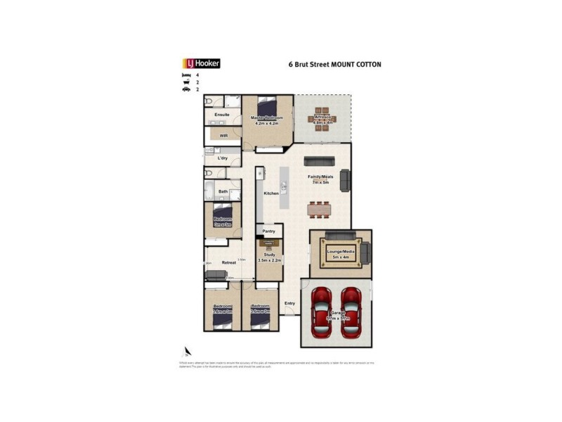 6 Brut Street, Mount Cotton QLD 4165 Floorplan