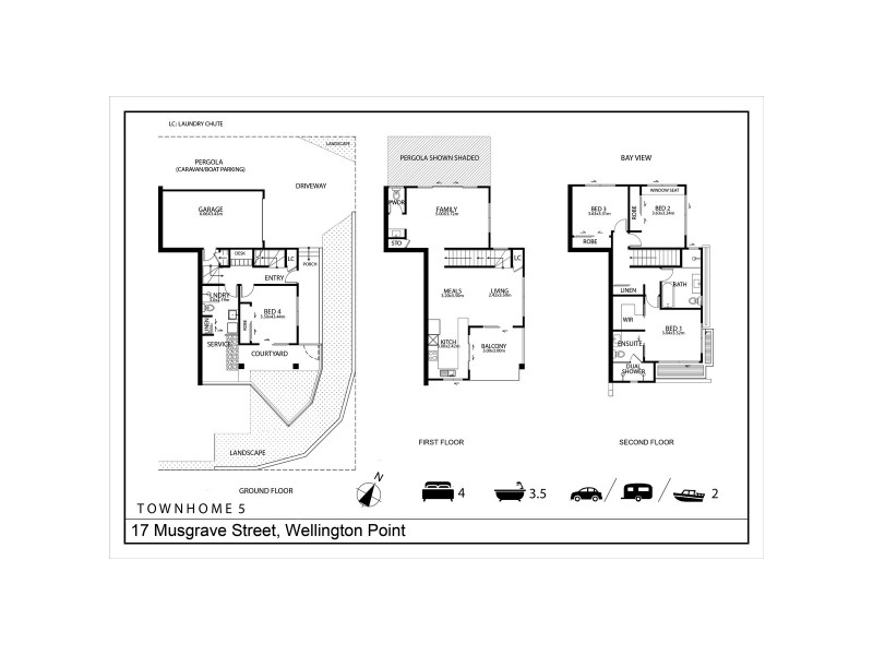 5/17 Musgrave Street, Wellington Point QLD 4160 Floorplan