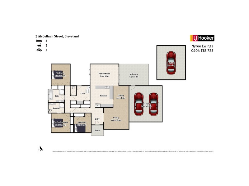 3 McCullagh Street, Cleveland QLD 4163 Floorplan
