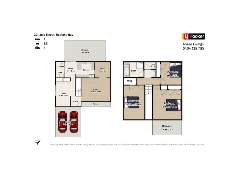 22 Jania Street, Redland Bay QLD 4165 Floorplan