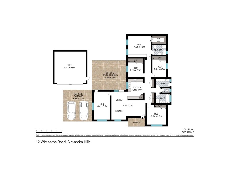 12 Wimborne Road, Alexandra Hills QLD 4161 Floorplan