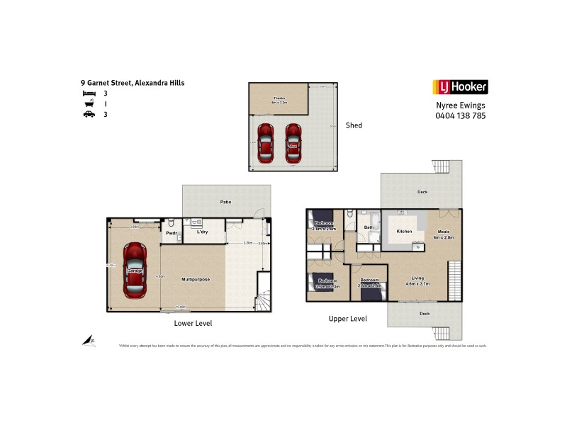 9 Garnet Street, Alexandra Hills QLD 4161 Floorplan