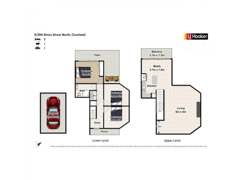 3/204 Shore Street, Cleveland QLD 4163