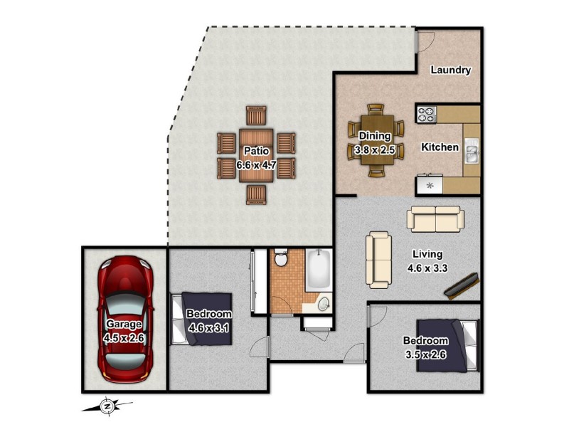 208 Bloomfield Street, Cleveland QLD 4163 Floorplan