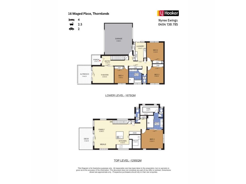 16 Maged Place, Thornlands QLD 4164 Floorplan