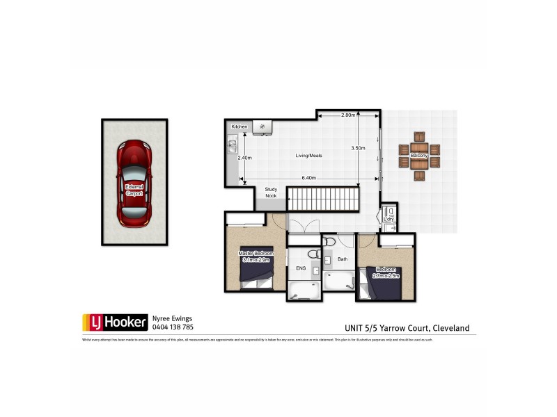 5/5 Yarrow Court, Cleveland QLD 4163 Floorplan