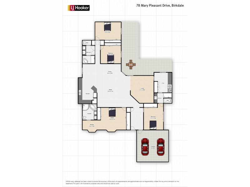 78 Mary Pleasant Drive, Birkdale QLD 4159 Floorplan