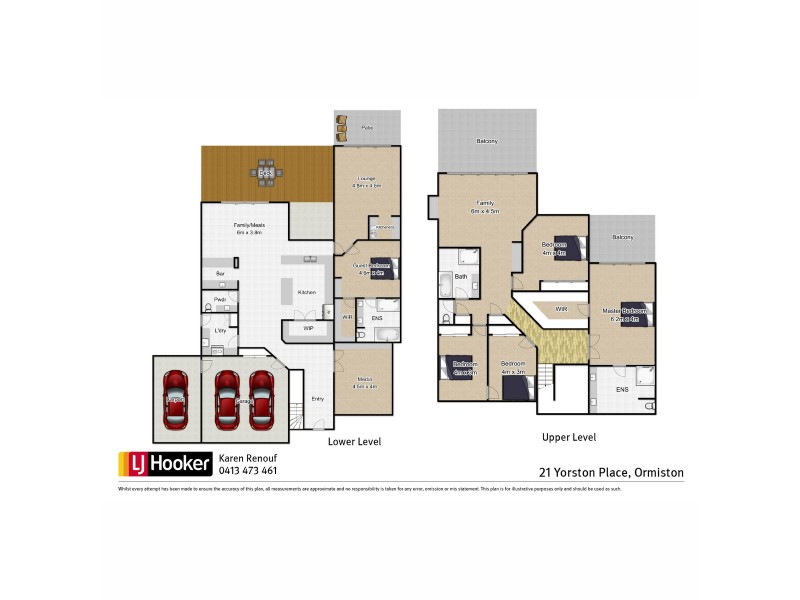 21 Yorston Place, Ormiston QLD 4160 Floorplan