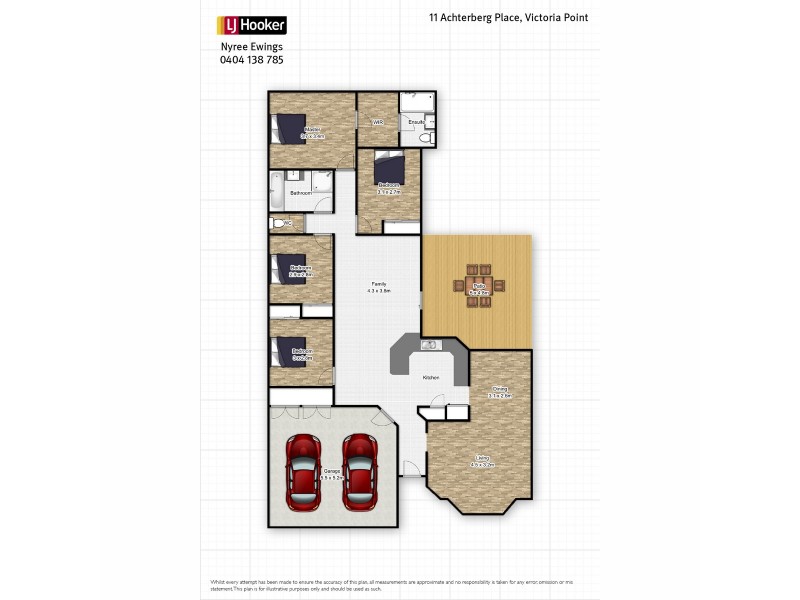 11 Achterberg Place, Victoria Point QLD 4165 Floorplan