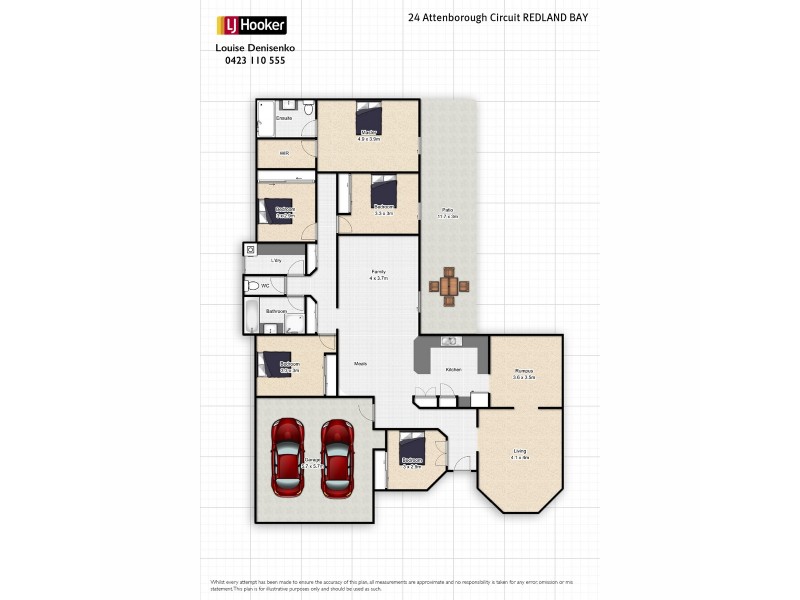 24 Attenborough Circuit, Redland Bay QLD 4165 Floorplan