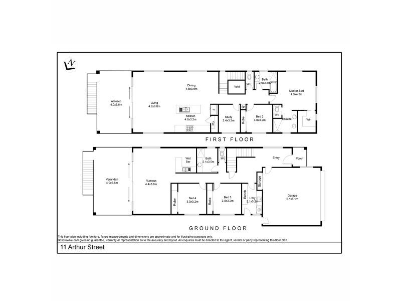 11 Arthur Street, Wellington Point QLD 4160 Floorplan