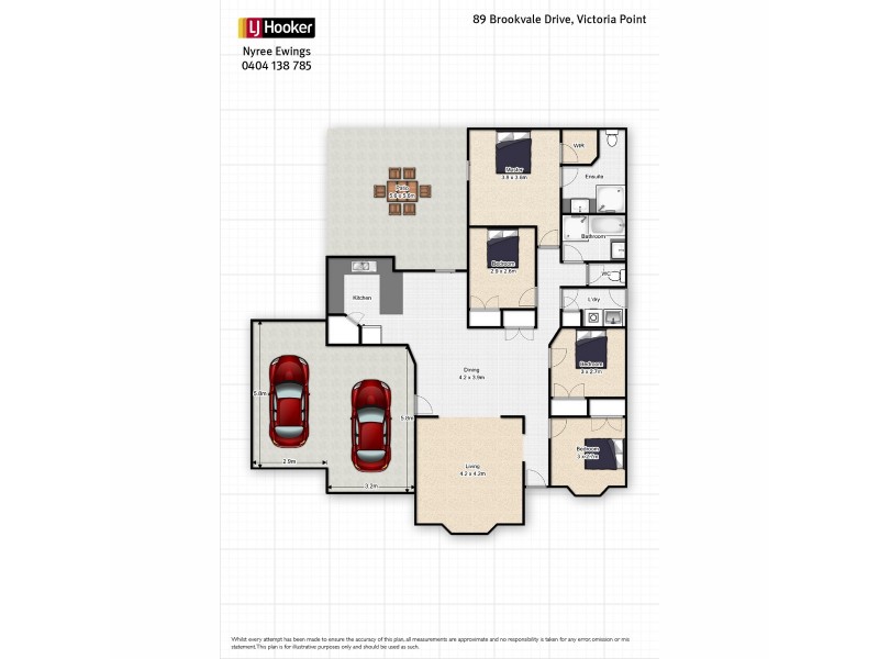 89 Brookvale Drive, Victoria Point QLD 4165 Floorplan