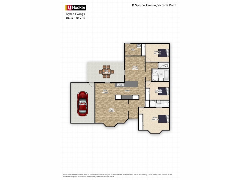 11 Spruce Avenue, Victoria Point QLD 4165 Floorplan