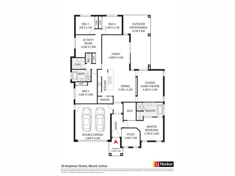 20 Amphora Street, Mount Cotton QLD 4165 Floorplan