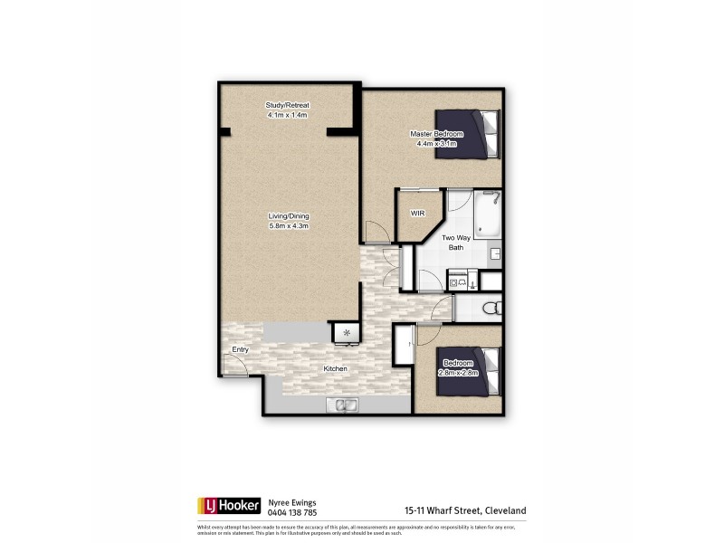 15/11-15 Wharf Street, Cleveland QLD 4163 Floorplan
