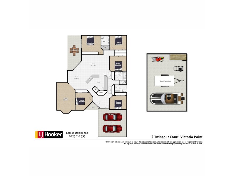 2 Twinspur Court, Victoria Point QLD 4165 Floorplan