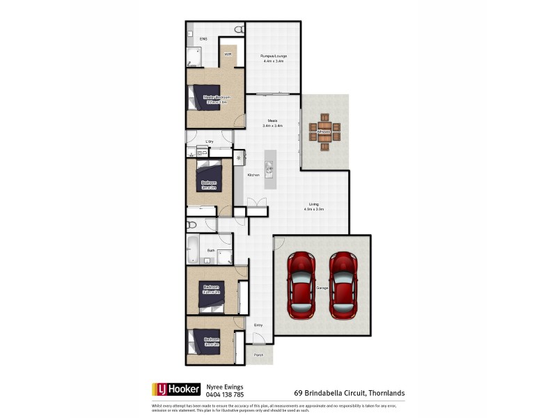 69 Brindabella Circuit, Thornlands QLD 4164 Floorplan
