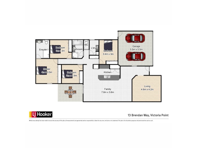 13 Brendan Way, Victoria Point QLD 4165 Floorplan