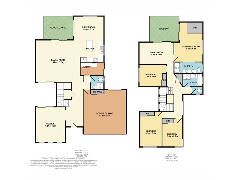 18 Bouquet Street, Mount Cotton QLD 4165 Floorplan