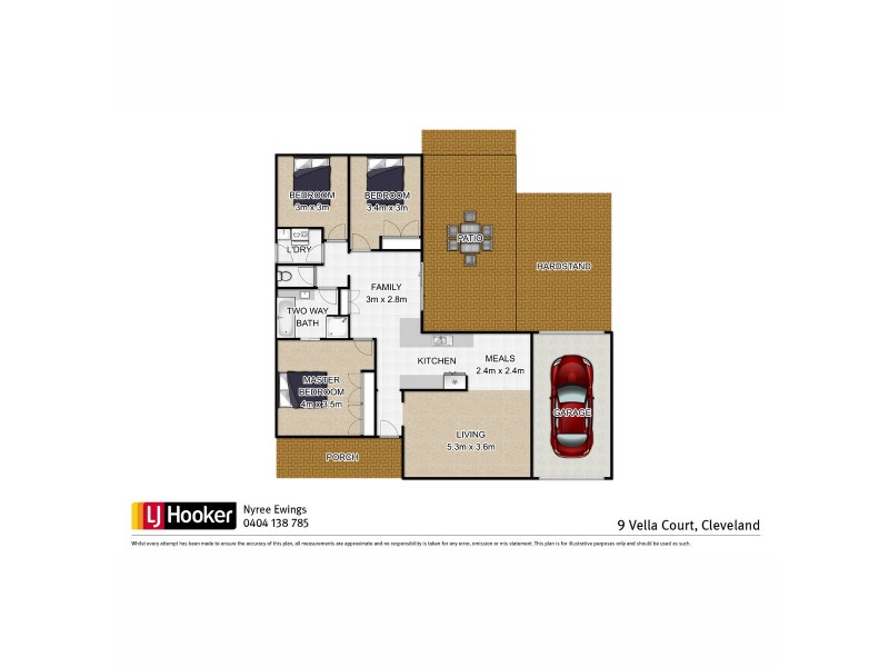 9 Vella Court, Cleveland QLD 4163 Floorplan